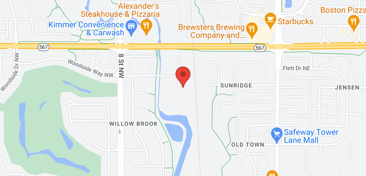 map of 2219 700 WILLOWBROOK  Road NW